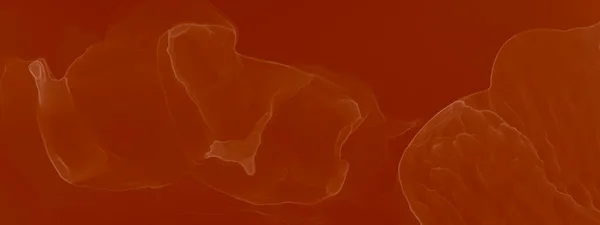 Red Ochre Water Imitatie Abstracte Schilderkunst Aquarelpatroon Aquarelstructuur Karamel Artistieke — Stockfoto
