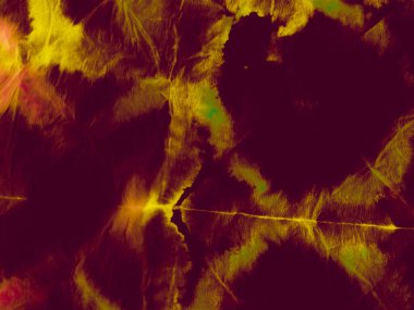 Suluboya deseni. Autumn Tie Dye Batik. Suluboya Baskı. Banner 'ı fırçaladım. Otantik Fırçalı Sanatlar. Kravat boyası. Sarı Koyu Kirli Sanat Grunge. Kirli Sanat Ressamlığı. Islak Resim Yazdırma.