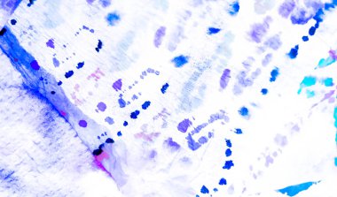 Parlak Sanatsal Kirli Sanat. Kirli Sanat Arkaplanı. Suluboya Baskı. Islak Sanat Yazıcısı. Dişlerimi fırçaladım. İndigo Aquarelle dokusu. Mor kravat boyası. Banner 'ı fırçaladım. Boya yamalı kravat. Mavi