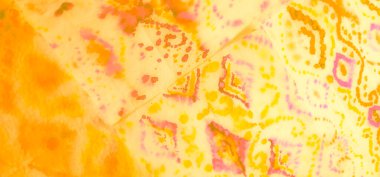 Soyut Sıçrama. Boyalı Kravat deseni. Ocher Aquarelle dokusu. Dişlerimi fırçaladım. Sarı El Yapımı Kirli Sanat. Sanatsal Kirli Sanat. Suluboya deseni. Suluboya Baskı. Turuncu kravat boyası Grunge.