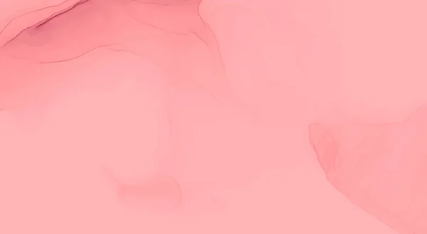 ピンクの抽象絵画 抽象的なデザイン ぬれたアートプリント 水彩プリント ローズアルコールインクアート スプラッシュバナー アルコールインクパターン ローズ水彩柄 概要スプラッシュ — ストック写真