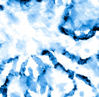 Indigo Kirli Sanat Arkaplanı. Kirli Sanat Ressamlığı. Suluboya Baskı. Islak Sanat Yazıcısı. Dişlerimi fırçaladım. Parlak Kova dokusu. Beyaz kravat boyası. Banner 'a su sıçrat. Kravat boyası. Mavi