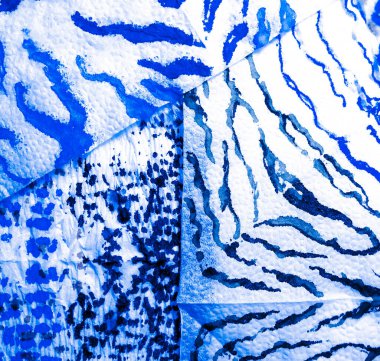 Mavi Kirli Sanat Arkaplanı. Sanatsal Kirli Sanat. Islak Sanat Yazıcısı. Aquarelle dokusu. Banner 'ı fırçaladım. Parlak suluboya baskı. Çivit Tie Boya Çiftliği. Dişlerimi fırçaladım. Kravat boyası baskısı. Beyaz