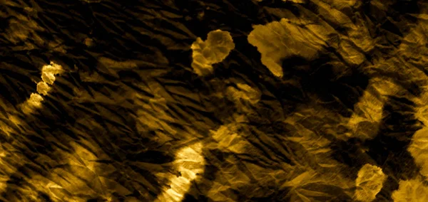 Cartaz Abstrato Tie Dye Grunge Amarelo Aquarelle Print Papel Parede — Fotografia de Stock