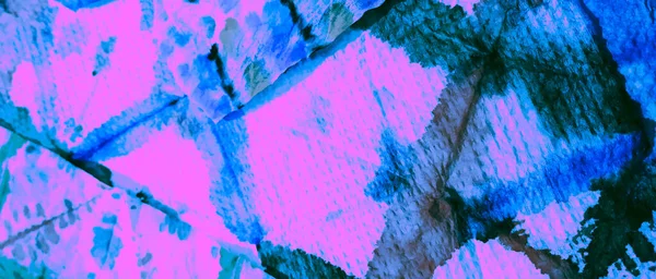 ブルーダーティアートの背景 芸術的なダーティアート ぬれたアートプリント アクエラレの質感 ピンク プリント 水彩プリント 酸スプラッシュバナー 藍筆の落書き 死のパッチワークを結ぶ — ストック写真