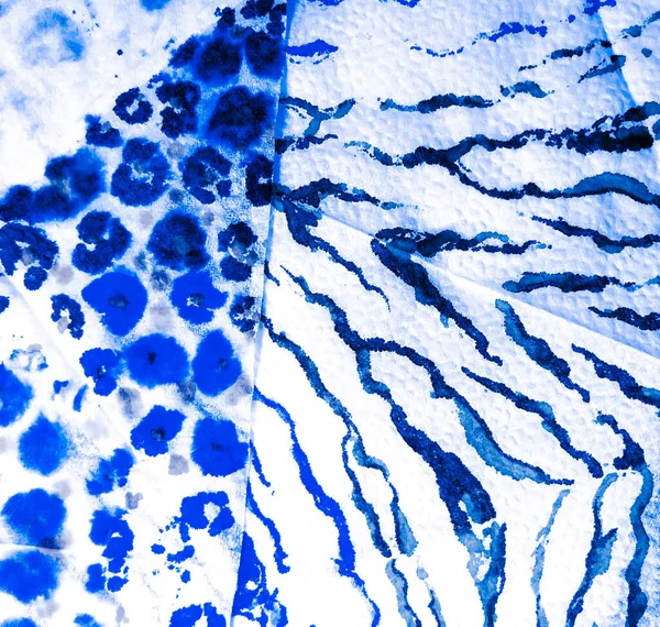 Μπλε Βρώμικο Φόντο Τέχνη Βρώμικη Ζωγραφική Υφαντική Ακουαρέλα Wet Art — Φωτογραφία Αρχείου