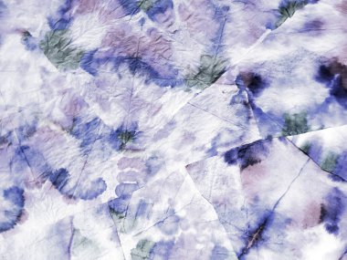 Indigo Kirli Sanat Arkaplanı. Kirli Sanat Ressamlığı. Suluboya Baskı. Dişlerimi fırçaladım. Kravat boyası baskısı. Mor Islak Sanat Yazıcısı. Gümüş kravat boyası yaması. Aquarelle dokusu. Banner 'a su sıçrat. Mavi 