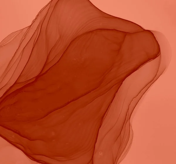 Crema Artă Modernă Design Abstract Imprimare Acuarelă Modelul Acuarelă Red — Fotografie, imagine de stoc