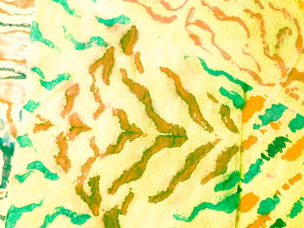 Pomarańczowy Obraz Brudnej Sztuki Streszczenie Brudna Sztuka Tekstura Akwareli Druk — Zdjęcie stockowe