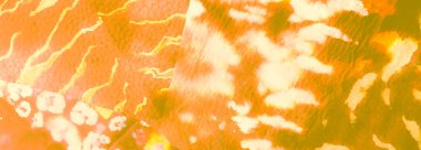 Portakal Kirli Sanat Arkaplanı. Kirli Sanat Ressamlığı. Aquarelle dokusu. Suluboya Baskı. Banner 'ı fırçaladım. Çok renkli Splash Banner. Kravat boyası. Süslü Islak Sanat Yazıcısı. Sarı Kravat Boyalı Yama.