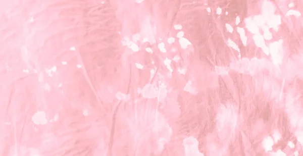 Borstad Banner Tie Dye Tröja Rosy Aquarelle Textur Pink Tie — Stockfoto
