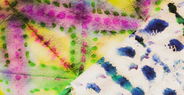 Beyaz Soyut Kirli Sanat. Soyut Sıçrama. Suluboya Baskı. Aquarelle dokusu. Hafif kravat boyası yaması. Dişlerimi fırçaladım. Dye Batik 'i bağla. Süslü Islak Sanat Yazıcısı. Banner 'a su sıçrat. Çoklu Renk