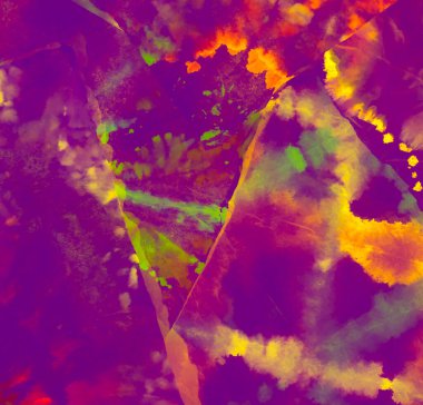 Neon Dirty Art Arkaplanı. Sanatsal Kirli Sanat. Suluboya Baskı. Aquarelle dokusu. Mor kravat boyası. Banner 'ı fırçaladım. Boya yamalı kravat. Parlak Islak Sanat Yazıcısı. Dişlerimi fırçaladım. Neon