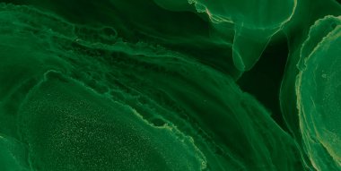 Çağdaş Sanat. Su taklidi. Suluboya doku. Suluboya Baskı. Koyu yeşil Alkol Mürekkebi. Suluboya deseni. Mürekkep Graffiti. Banner 'a su sıçrat. Alkol Mürekkebi Sanatı. Siyah