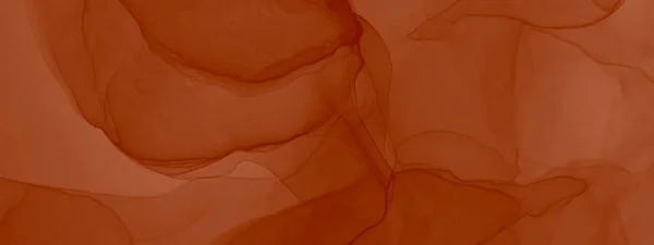 Red Ochre Abstract Achtergrond Abstract Ontwerp Aquareldruk Aquarelstructuur Rode Artistieke — Stockfoto