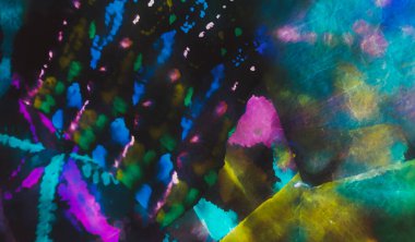 Siyah Soyut Sıçrama. Kirli Sanat Arkaplanı. Aquarelle dokusu. Islak Sanat Yazıcısı. Mor kravat boyası. Suluboya Baskı. Banner 'ı fırçaladım. Çok renkli fırçalı grafiti. Dye Batik 'i bağla. Mavi