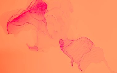 Lush Lav Çağdaş Sanatı. Soyut arkaplan. Suluboya Baskı. Suluboya deseni. Mercan Alkol Mürekkep İzi. Banner 'a su sıçrat. Alkol Mürekkebi Boyama. Parlak Islak Sanat Yazıcısı. Soyut Sıçrama. 
