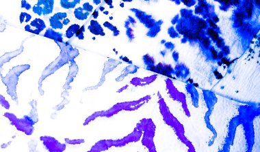 Mavi Sanatsal Kirli Sanat. Kirli Sanat Ressamlığı. Aquarelle dokusu. Islak Sanat Yazıcısı. Banner 'a su sıçrat. Beyaz suluboya baskı. Mor kravat boyası. Banner 'ı fırçaladım. Boya yamalı kravat. Çivit