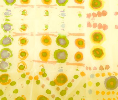 Süslü Kirli Sanat Arkaplanı. Soyut Sıçrama. Aquarelle dokusu. Islak Sanat Yazıcısı. Banner 'a su sıçrat. Sarı suluboya baskı. Çoklu renkli kravat boyası yaması. Banner 'ı fırçaladım. Kravat boyası. Parlak