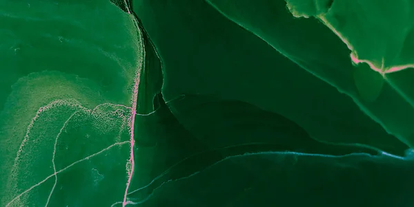 Pintura Abstracta Verde Oscuro Resumen Antecedentes Impresión Acuarela Banner Splash — Foto de Stock
