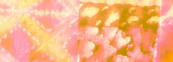 Pomarańczowy Strumień Abstrakcyjny Brudny Obraz Artystyczny Odcisk Akwareli Tekstura Akwareli — Zdjęcie stockowe