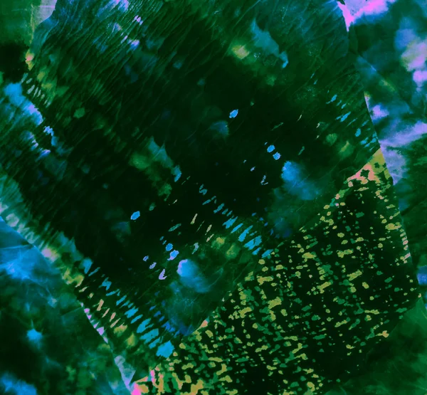 Темно Зеленое Абстрактное Искусство Абстрактный Всплеск Мокрый Отпечаток Чистые Граффити — стоковое фото