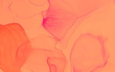 Turuncu Soyut Arkaplan. Çağdaş Sanat. Suluboya Baskı. Suluboya deseni. Mercan Alkol Mürekkep Boyama. Mürekkep Graffiti. Sanatçı Alkol Mürekkebi. Lacivert Lav Islak Sanat Baskısı. Soyut Sıçrama. 