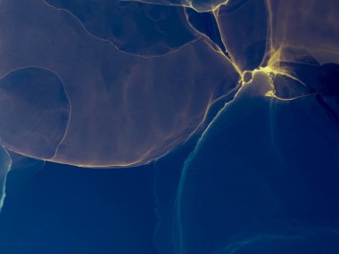 Koyu Mavi Su Taklidi. Soyut arkaplan. Islak Sanat Yazıcısı. Suluboya deseni. Siyah Alkol Mürekkebi. Banner 'a su sıçrat. Alkol Mürekkebi Yazdır. İndigo Suluboya Baskı. Mürekkep Graffiti.