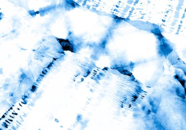Mavi Kirli Sanat Ressamlığı. Kirli Sanat Arkaplanı. Suluboya Baskı. Islak Sanat Yazıcısı. Beyaz kravat boyalı batik. Aquarelle dokusu. Banner 'a su sıçrat. Beyaz Fırçalı Sancak. Kravat boyası. Çivit
