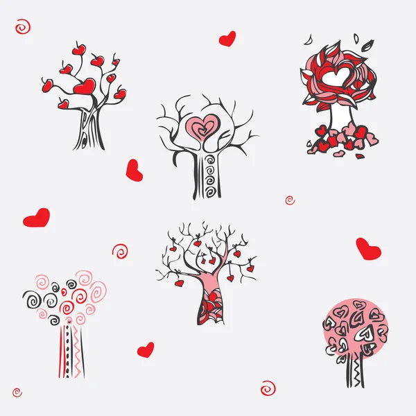 Tree of Love — Stock Vector