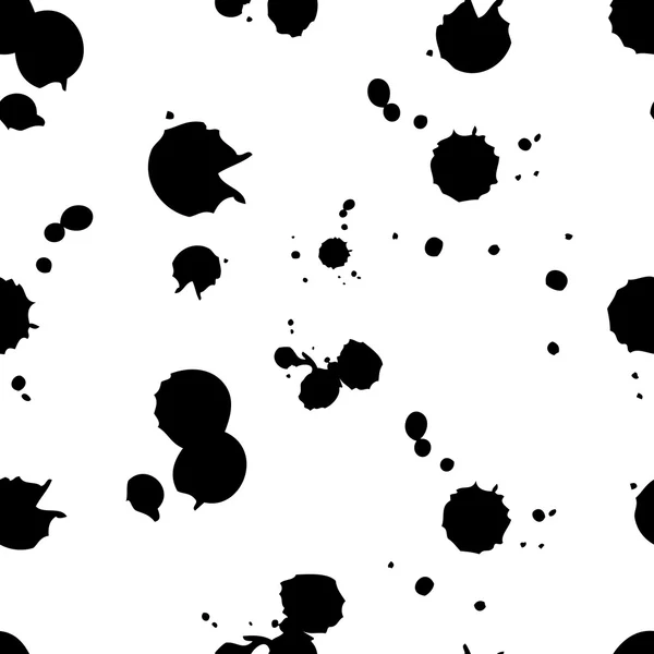 Ink blots pattern — Stock Vector