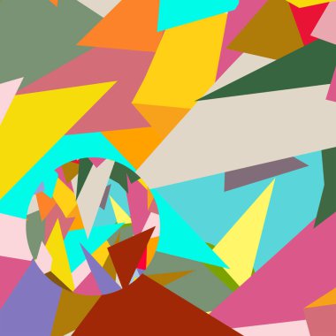 Geometrik tasarım renk arkaplanı