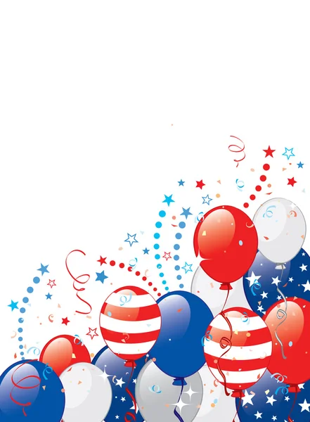 Fourth of july background — Stock Vector