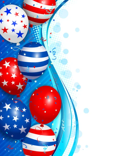 Fourth of july background — Stock Vector