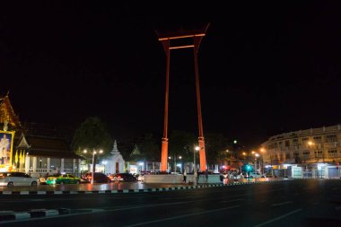 BANGKOK, THAILAND - 27 Temmuz 2018: Gece Sao Chingcha, Bangkok Tayland 'da Cazibe.