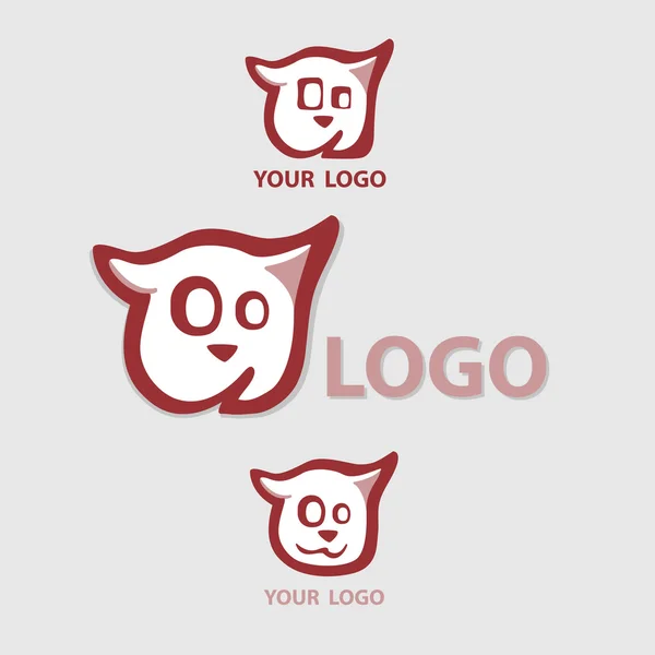 Icono de símbolo de vector de concepto de gato o plantilla de logotipo — Vector de stock