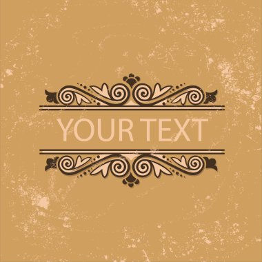 bej renkli arka plan üzerinde - vektör illustrati izole tasarım öğeleri