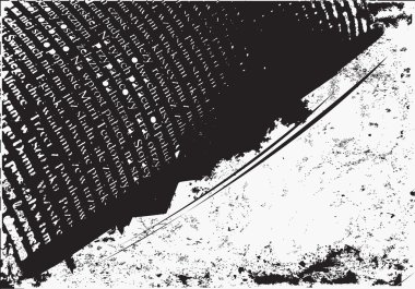 Sıkıntı tasarımlarınız için doku yerleşimi. Siyah ve beyaz grunge