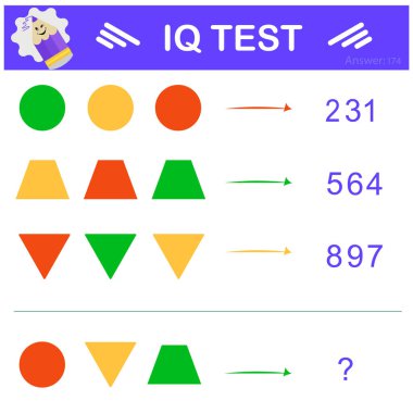  Soru işaretinin yerini hangi sayı alacak? Zeka bulmacası, Mantık Sorusu, IQ Testi, Görsel Zeka.  