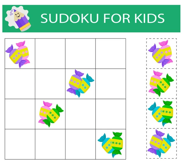 Jogos Educacionais Para a Lógica Infantil. Gráfico Com Números E