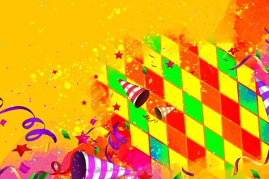 Yaratıcı karnaval sanatsal arka plan