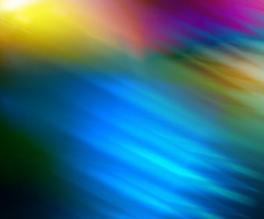 Mavi sarı bulanık parlak neon ışık arka plan tasarımı