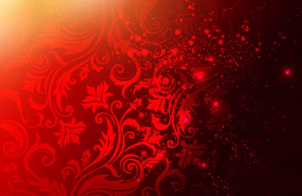 豪华典雅的红色背景 — 图库照片