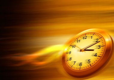 Zaman kavramı illüstrasyon geçiyor