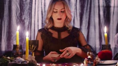 Tarot Kartı Seansı Kara Büyü Gelecek Kehaneti Mistik Kâhin Ayini Medyum Psikolojik Esrarengiz Cadılar Bayramı Paranormal