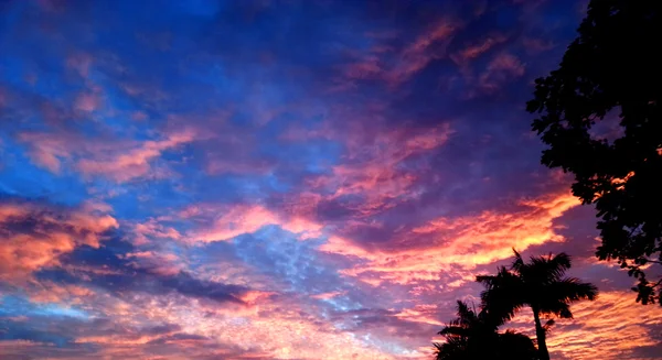 Céu do pôr do sol — Fotografia de Stock