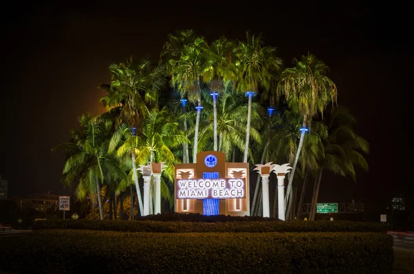 Welcome to Miami Beach — Stock Photo, Image