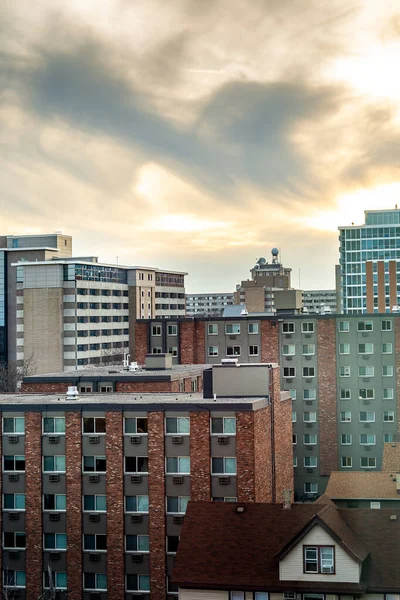 Vários Edifícios Fotografados Madison Wisconsin — Fotografia de Stock