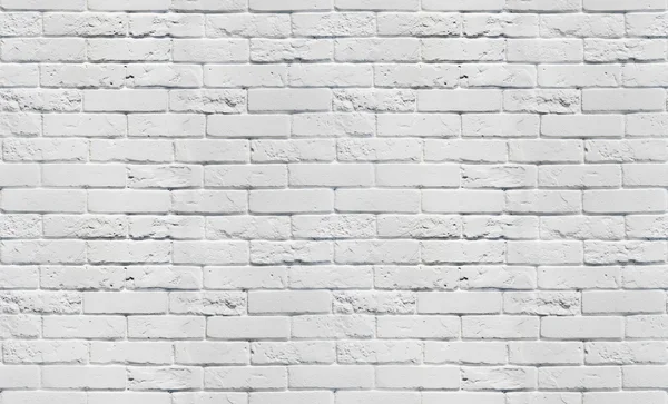 Текстура стены из белого кирпича. Бесшовный фон — стоковое фото