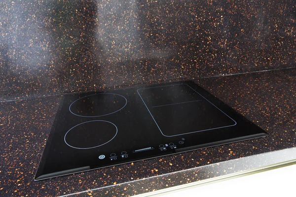 Modern induction electric stove cooker — 图库照片